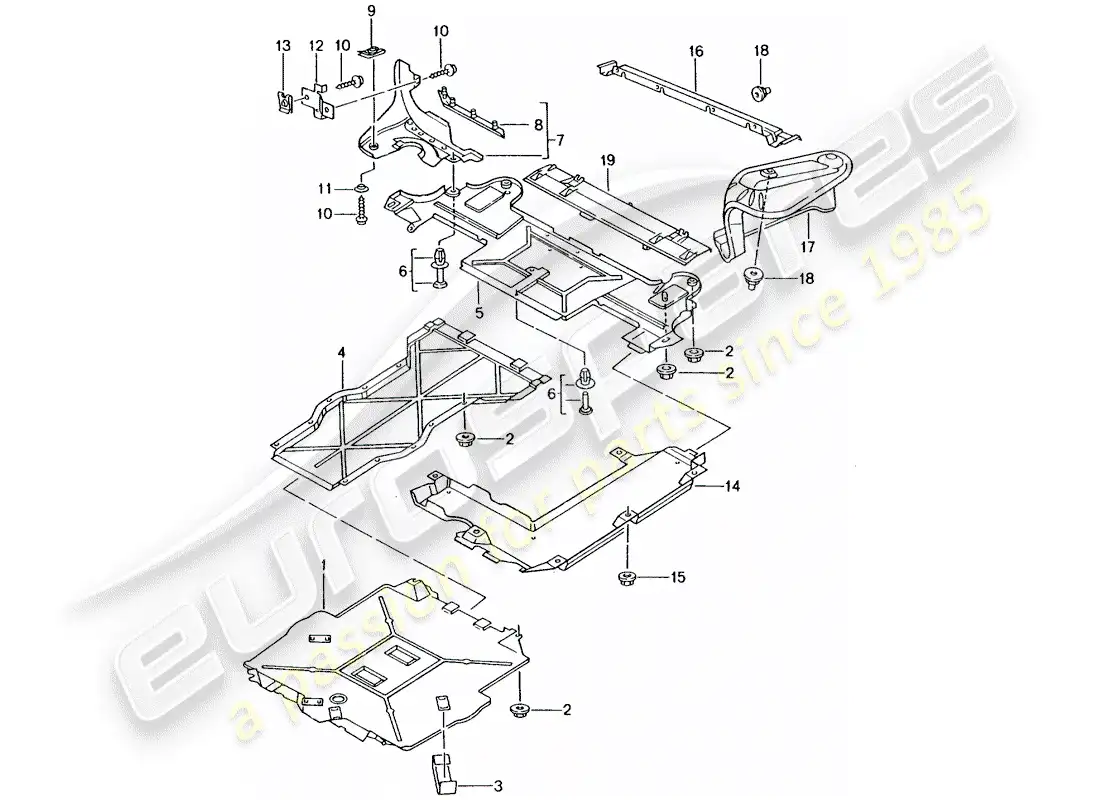porsche 2002 (996 gt3) embellecedores - para - bajos diagrama de piezas