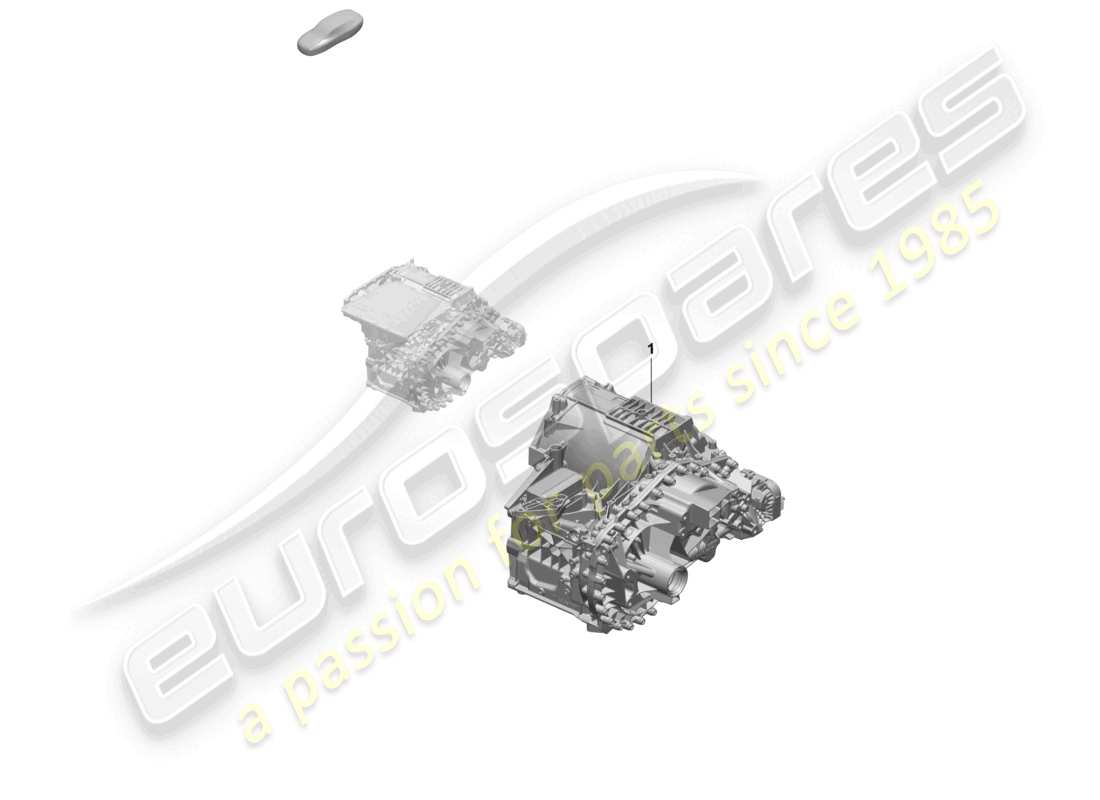porsche 2025 (macan-e) diagrama de piezas del eje trasero de la caja de cambios macan 4s