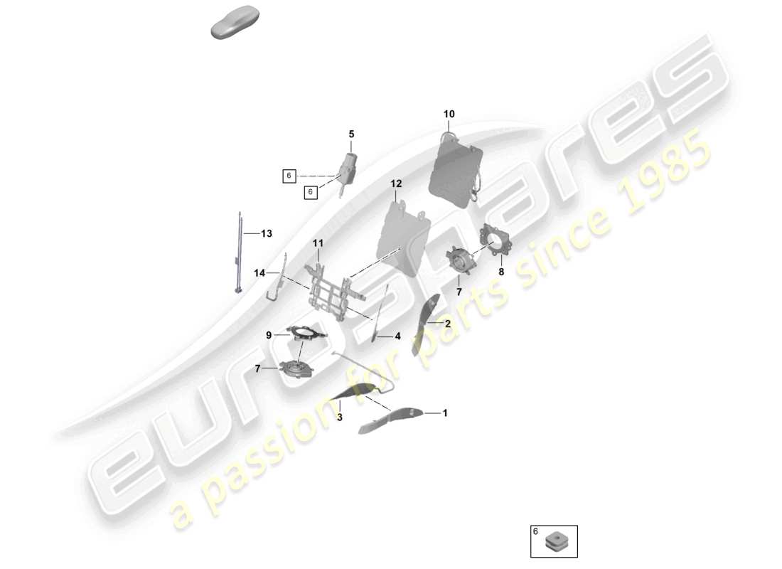 porsche 2025 (panamera 976) componentes neumáticos para asiento asiento confort asiento deportivo diagrama de piezas