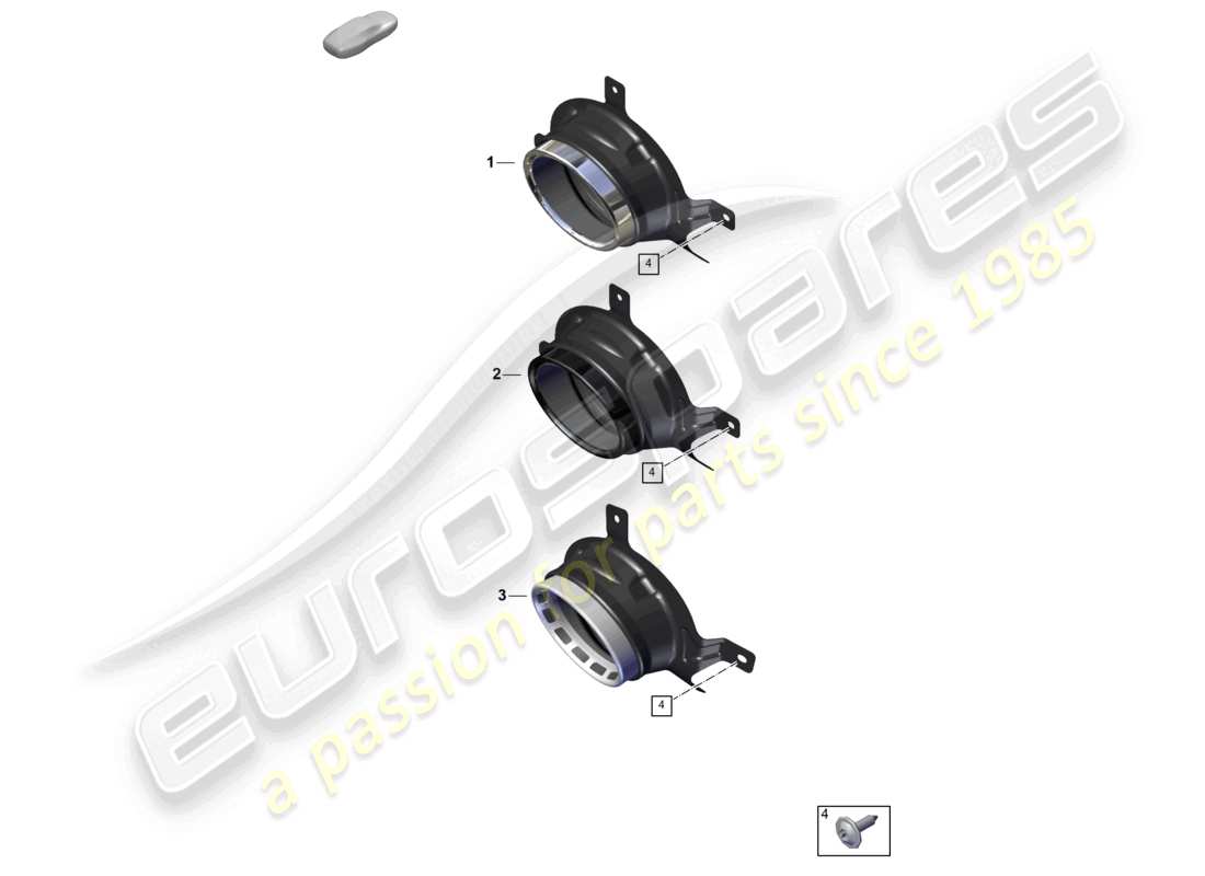 porsche 2024 (992-2) diagrama de piezas del tubo de escape para sistema de escape deportivo