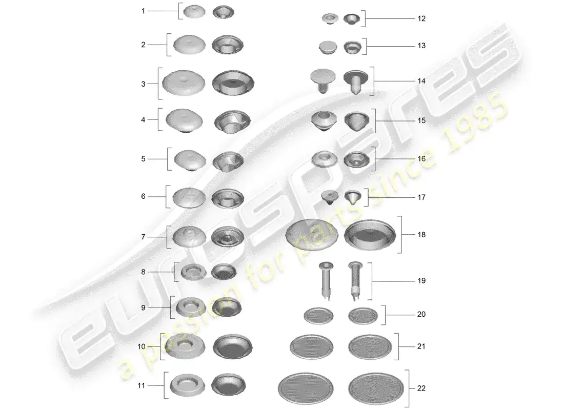 porsche 2015 (991-1) enchufar diagrama de piezas