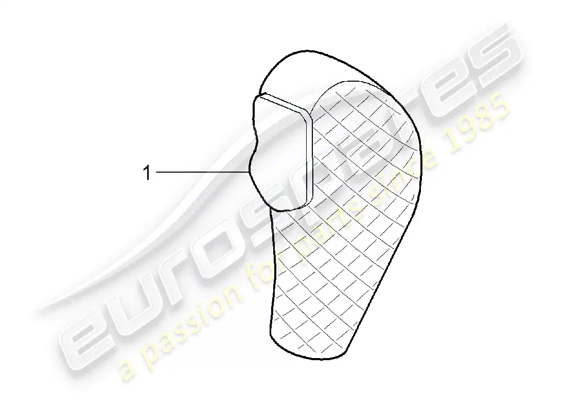 porsche 2013 (tequipment cayenne) palanca selectora diagrama de piezas