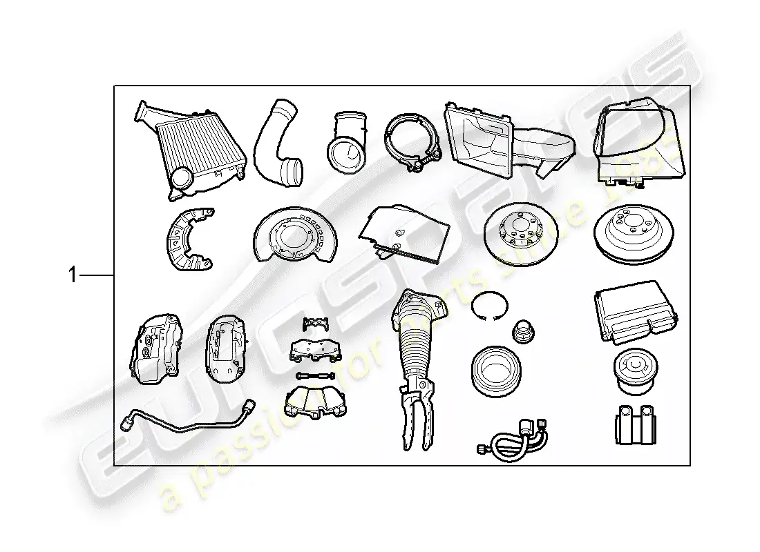porsche 2013 (tequipment cayenne) motor diagrama de piezas