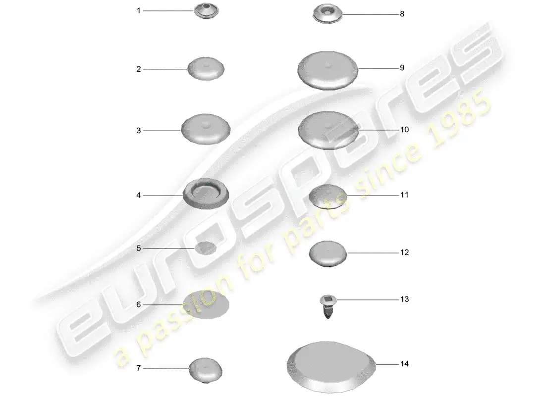 porsche 2014 (macan) enchufar diagrama de piezas