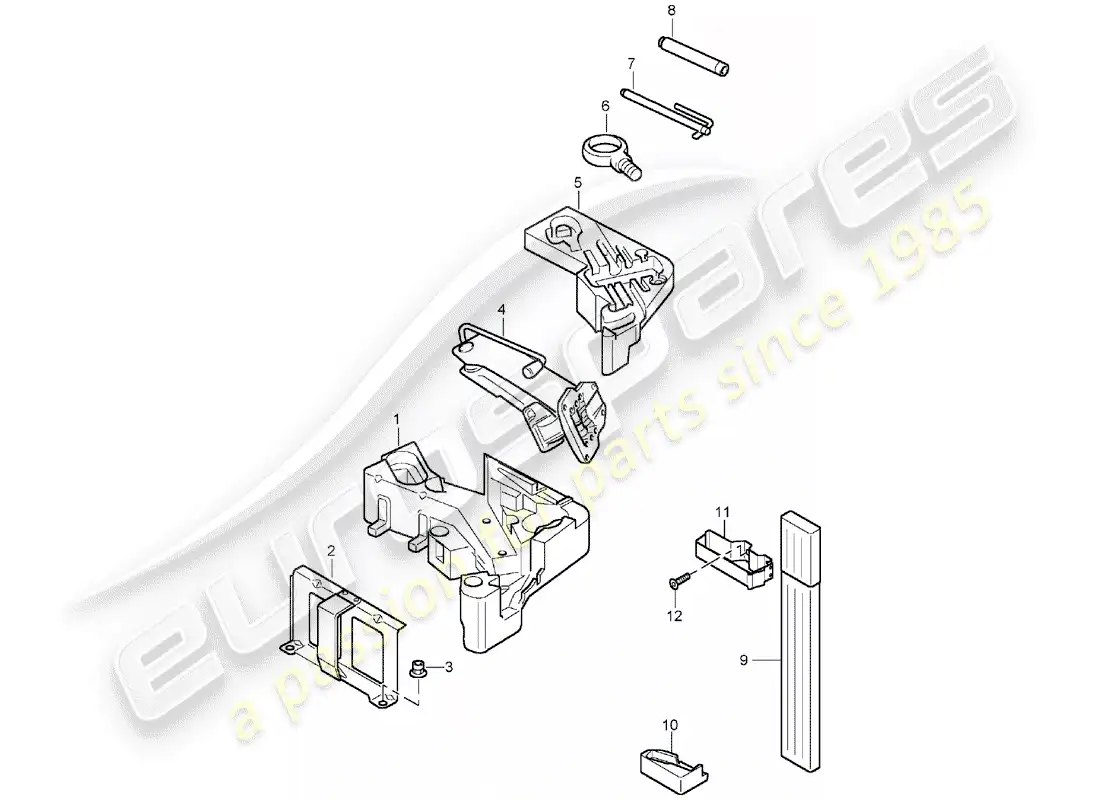 porsche 2006 (cayenne e1 9pa) herramienta diagrama de piezas