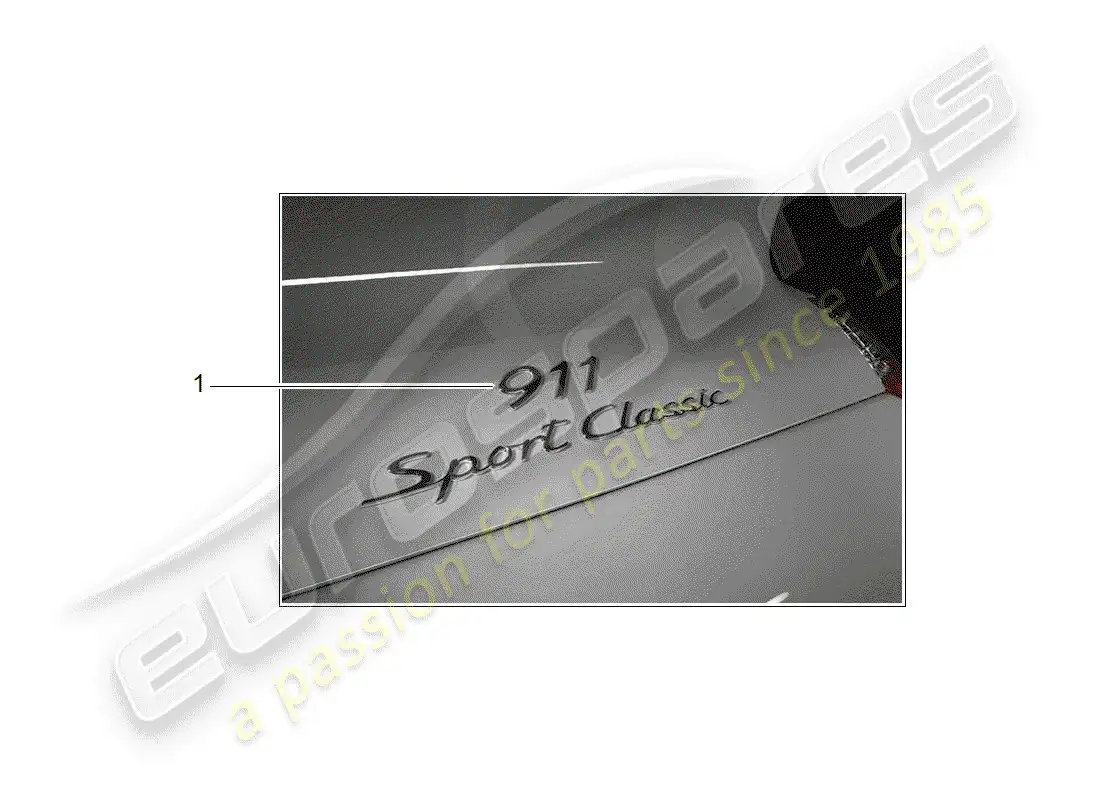 porsche 1992 (tequipment) inscripción diagrama de piezas