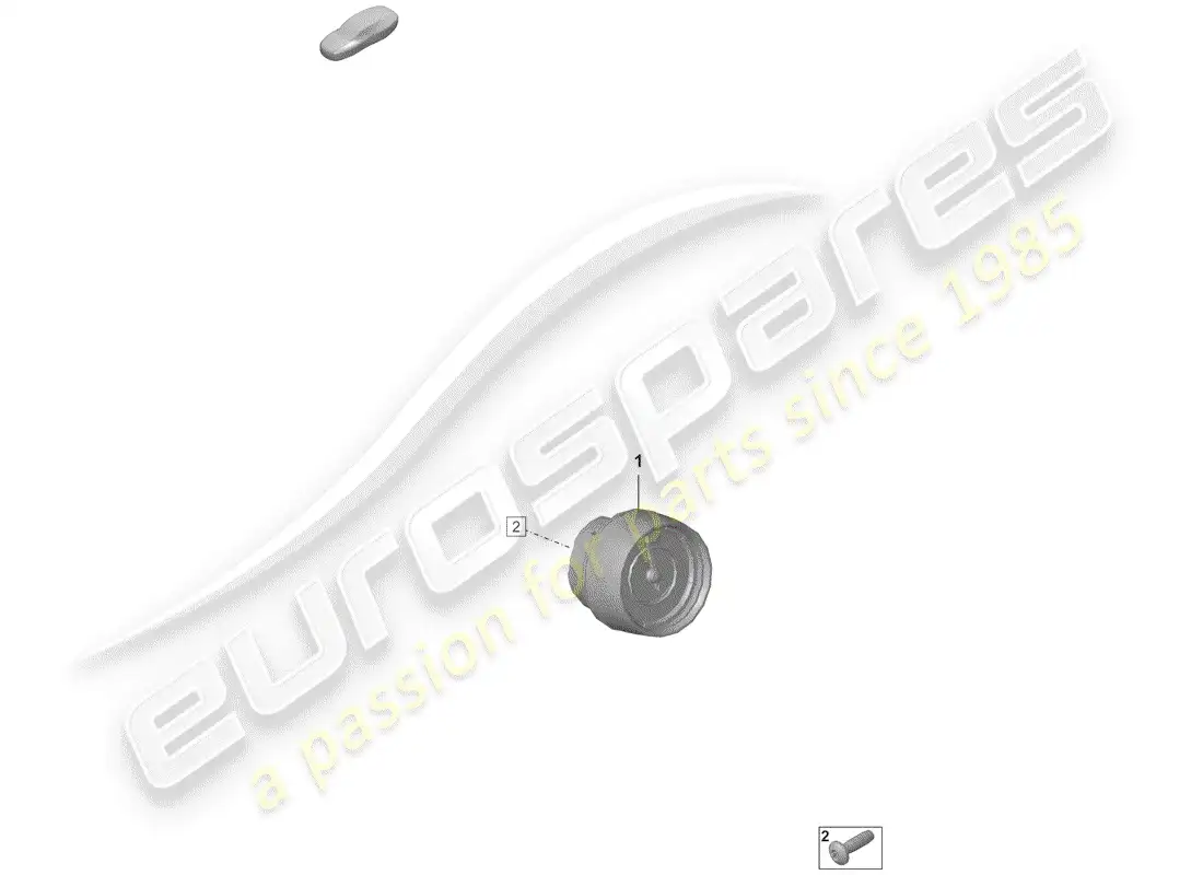 porsche 2019 (992-1) reloj digital diagrama de piezas