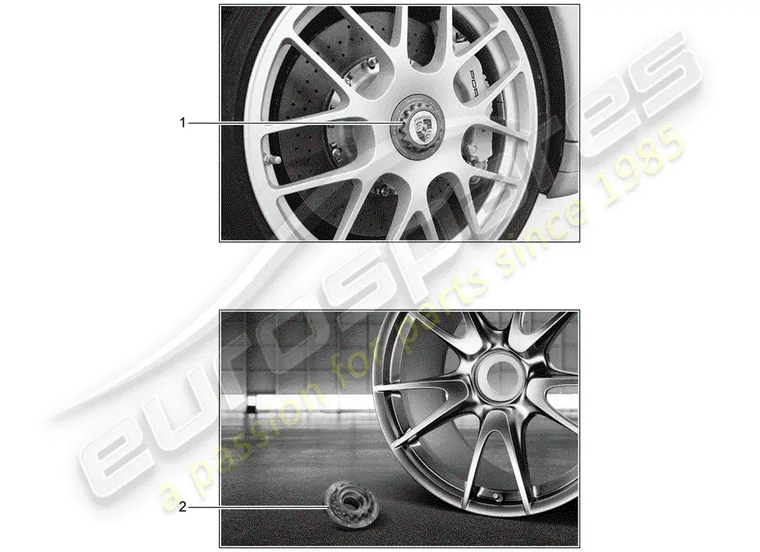 porsche 2011 (tequipment) cierre centralizado diagrama de piezas