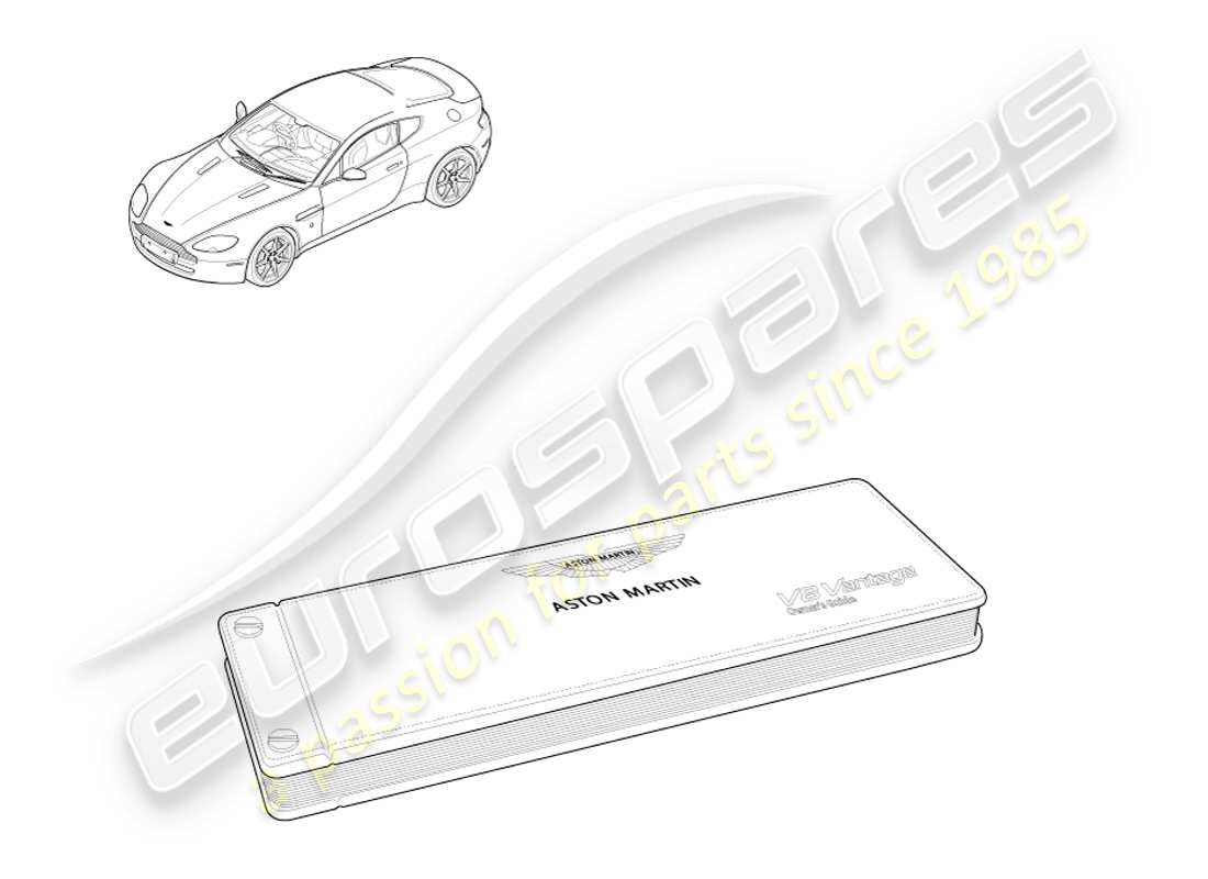 aston martin v8 vantage (2005) diagrama de piezas de la guía del propietario