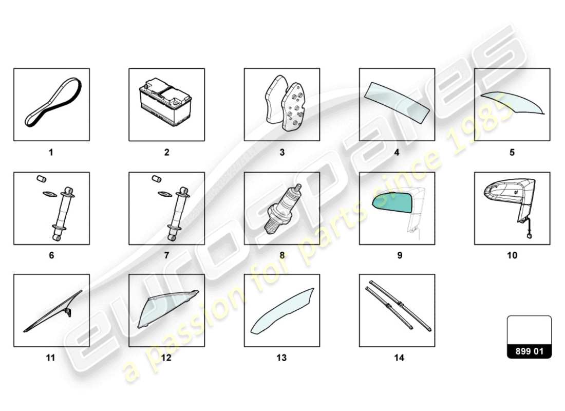 lamborghini gallardo spyder (2006) para recoger diagrama de piezas