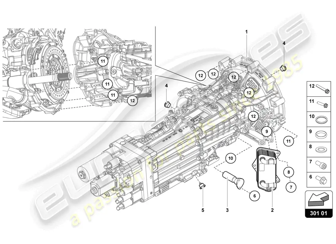 lamborghini lp720-4 coupe 50 (2014) diagrama de piezas del filtro de aceite