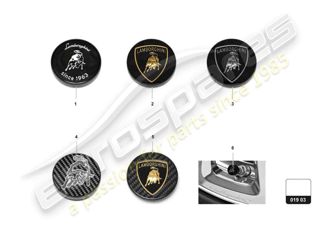 lamborghini aventador ultimae (accessories) 1 ajuste de tapas de ruedas diagrama de piezas