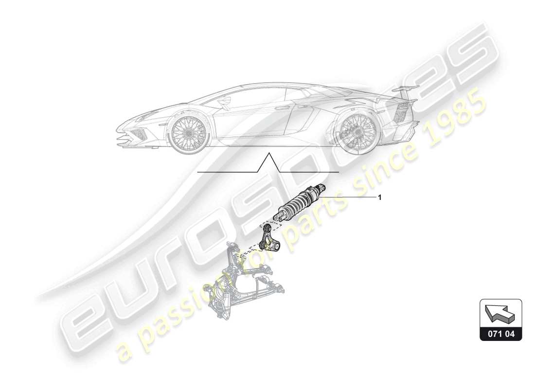 lamborghini aventador ultimae (accessories) dispositivo de elevación diagrama de piezas