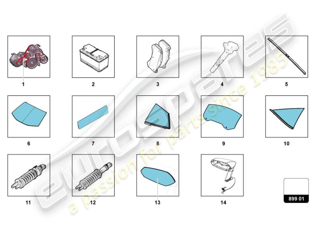 lamborghini 2022 (ultimae) para recoger diagrama de piezas