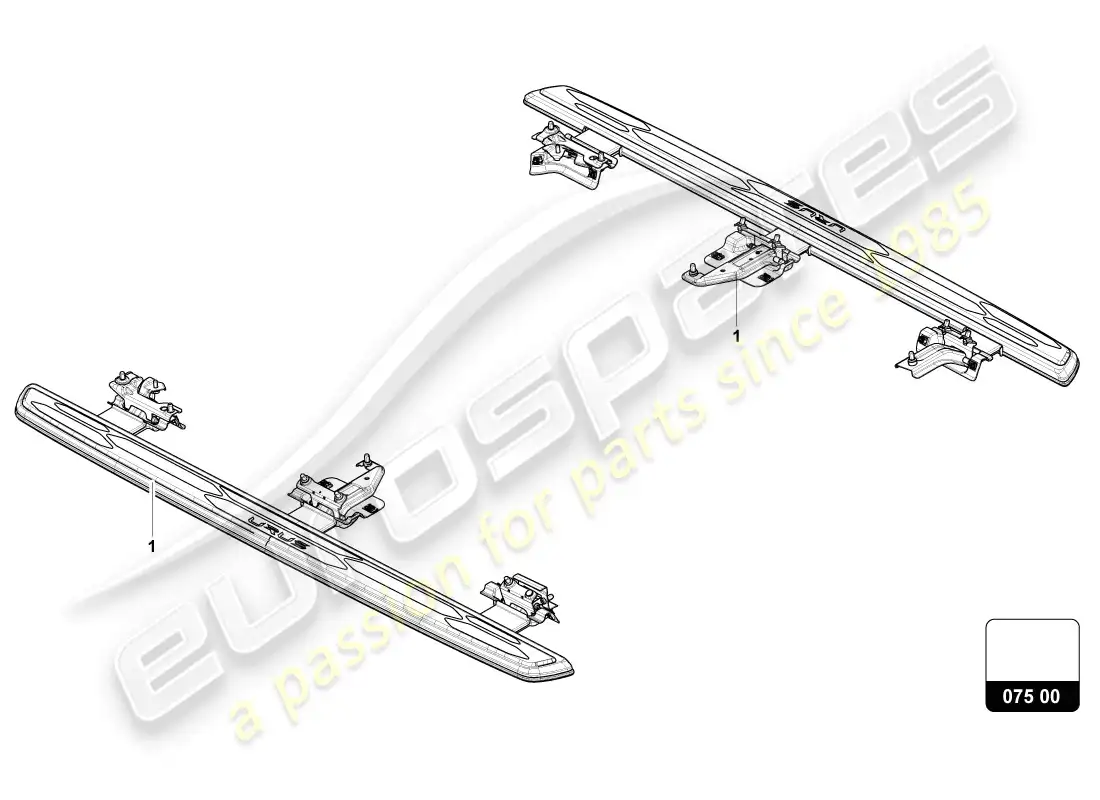 lamborghini urus (accessories) revelación diagrama de piezas