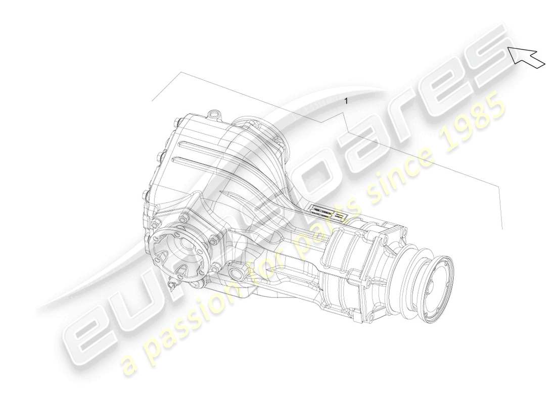 lamborghini gallardo spyder (2006) diagrama de piezas del diferencial del eje delantero