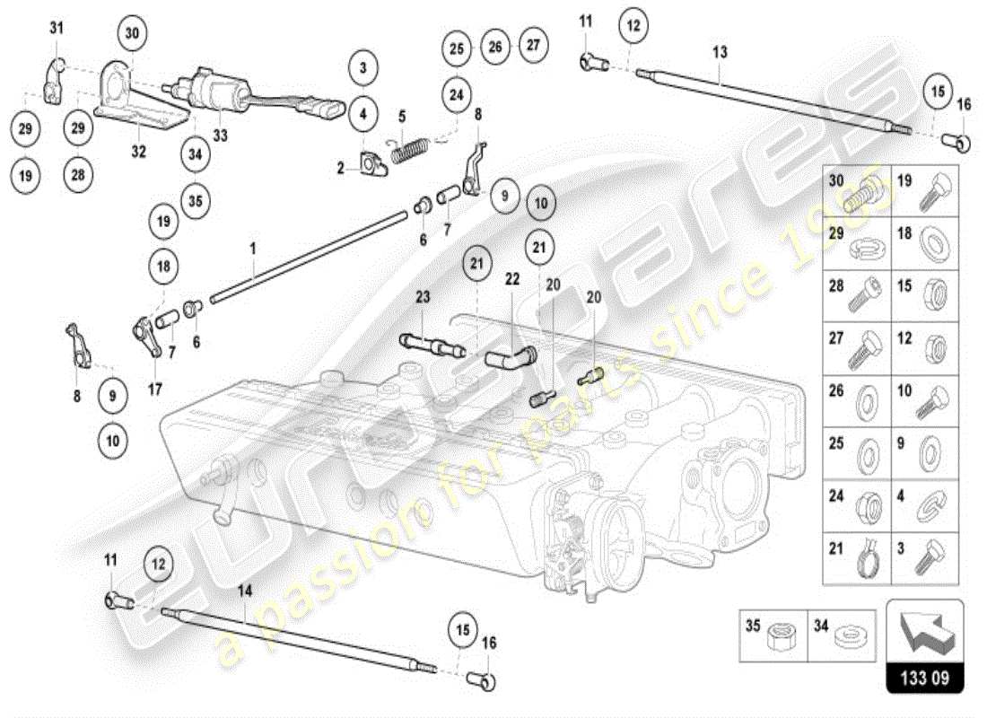 lamborghini diablo vt (1996) enlace diagrama de piezas