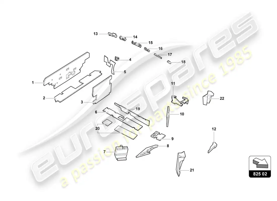 lamborghini lp580-2 coupe (2016) mojadura diagrama de piezas
