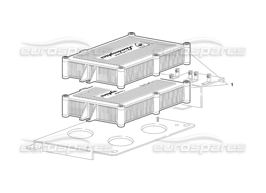 lamborghini diablo se30 (1995) unidades de inyección electrónica (válido para ee.uu. - 1995 de enero) diagrama de piezas