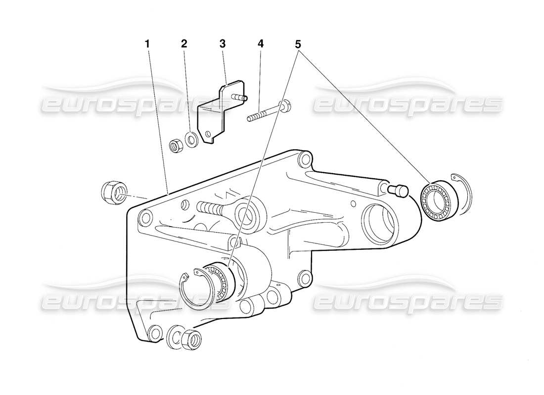 lamborghini diablo (1991) diagrama de piezas de montaje del pedal (válido para la versión de australia: 1991 de octubre)