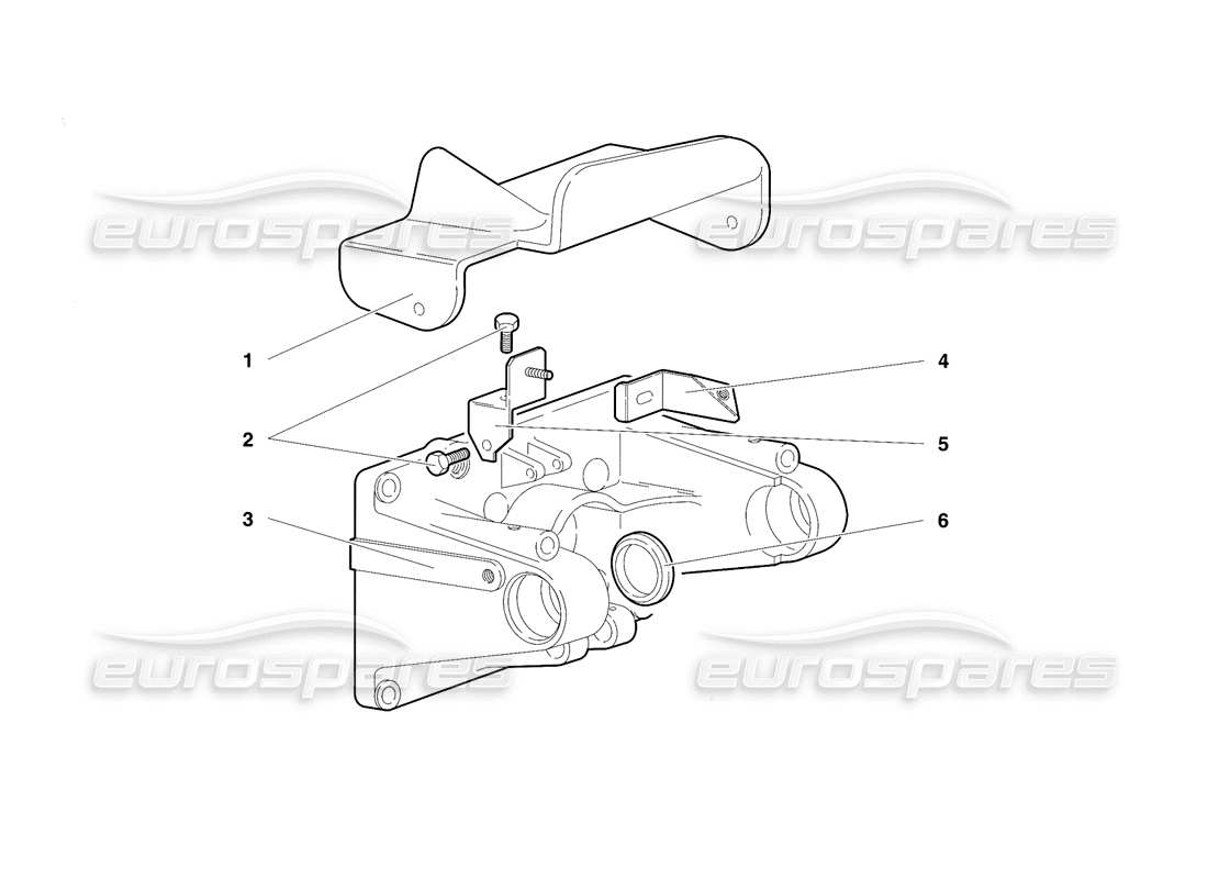 lamborghini diablo se30 (1995) montaje de pedales (válido para la versión rh d. - enero 1995) diagrama de piezas