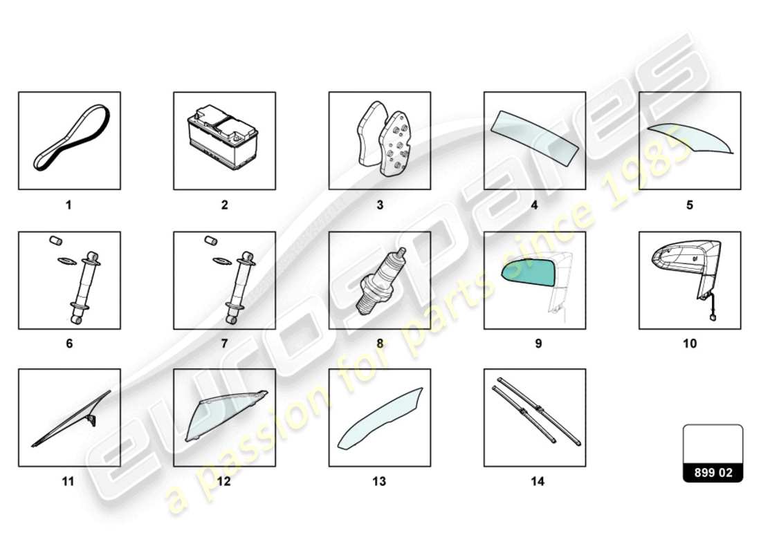 lamborghini lp550-2 coupe (2011) para recoger diagrama de piezas