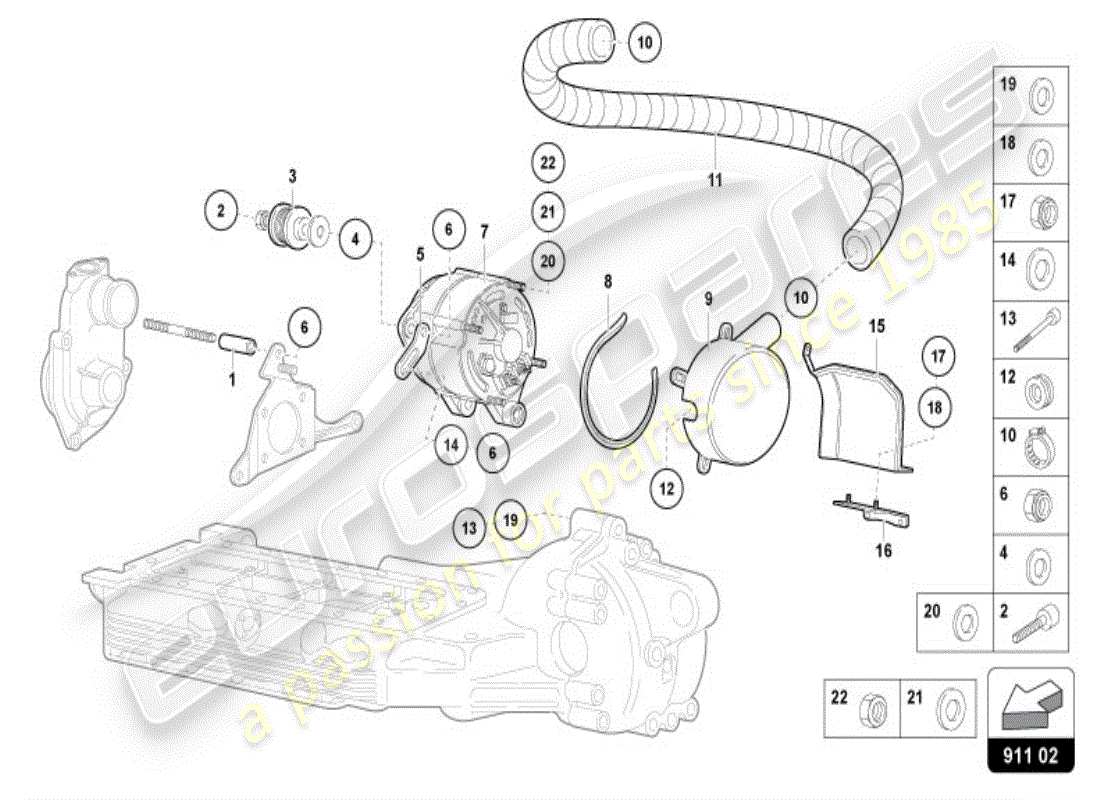 lamborghini diablo vt (1995) inicio diagrama de piezas