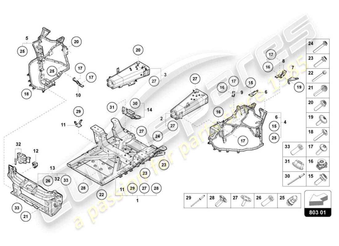 diagrama de pieza que contiene el número de pieza n10827301