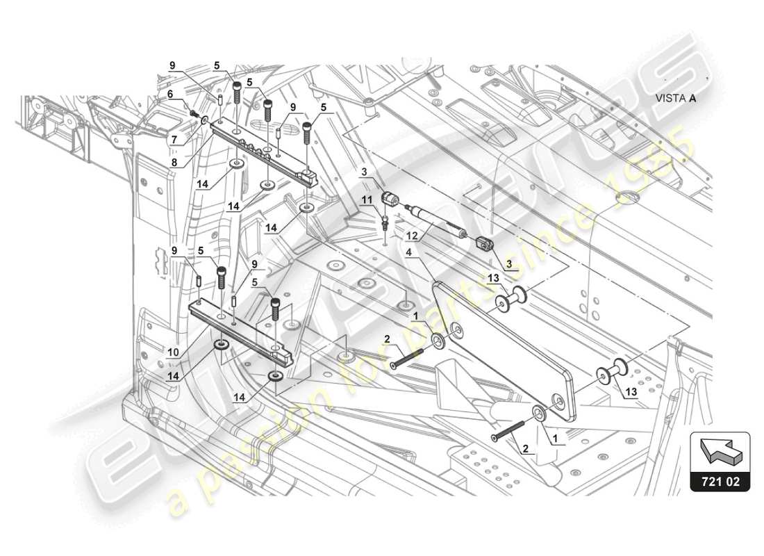 diagrama de pieza que contiene el número de pieza n10518404