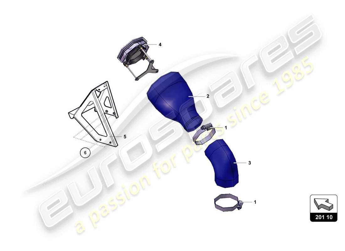 lamborghini super trofeo evo 2 (2022) diagrama de piezas de reabastecimiento de combustible