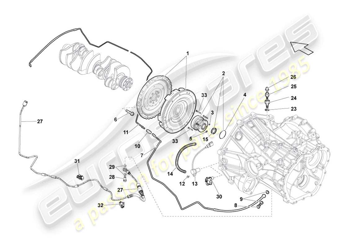lamborghini lp550-2 spyder (2010) acoplamiento diagrama de piezas