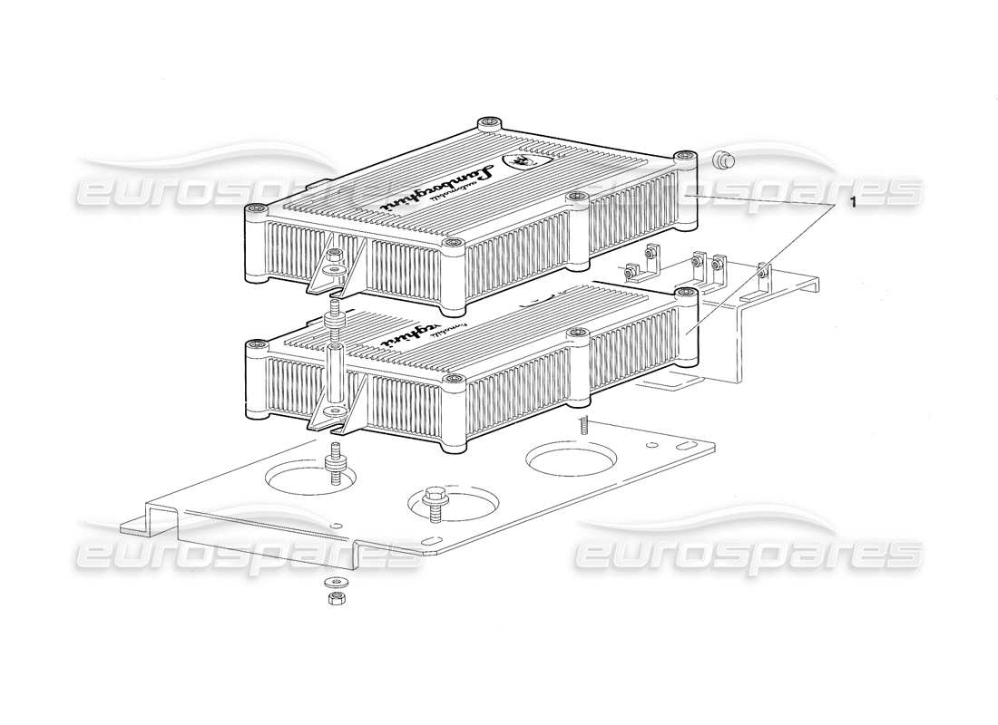 lamborghini diablo sv (1997) unidades de inyección electrónica (válido para arabia saudita - marzo 1997) diagrama de piezas