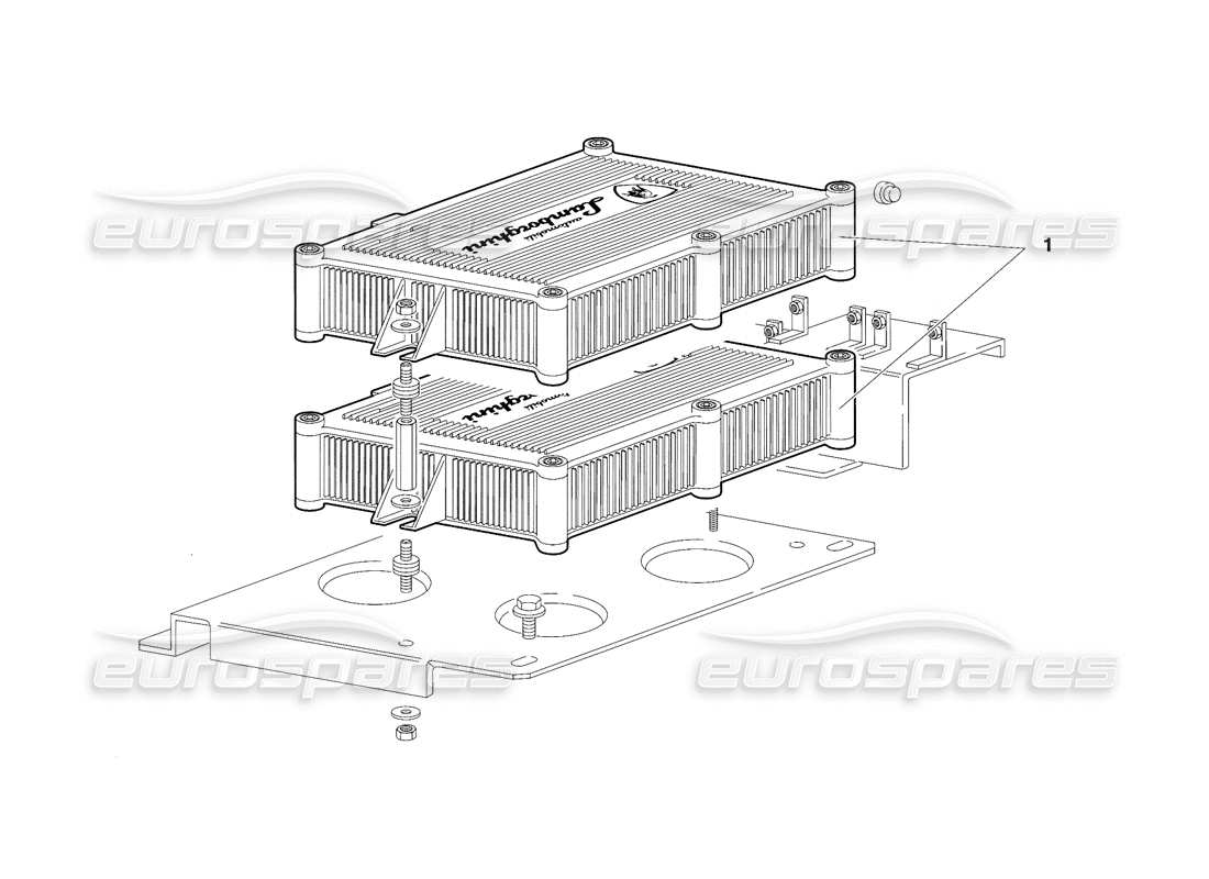 lamborghini diablo sv (1997) unidades de inyección electrónica (válido para canadá: 1997 de marzo) diagrama de piezas