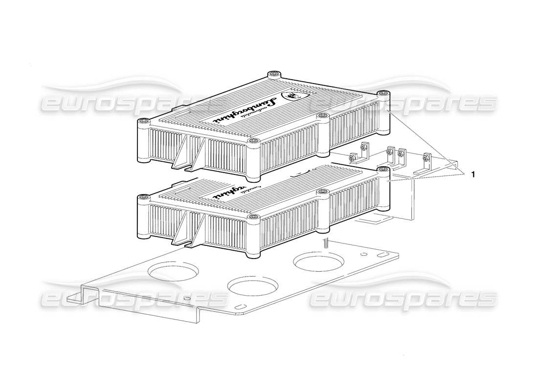 lamborghini diablo se30 (1995) unidades de inyección electrónica (válido para canadá, 1995 de enero) diagrama de piezas