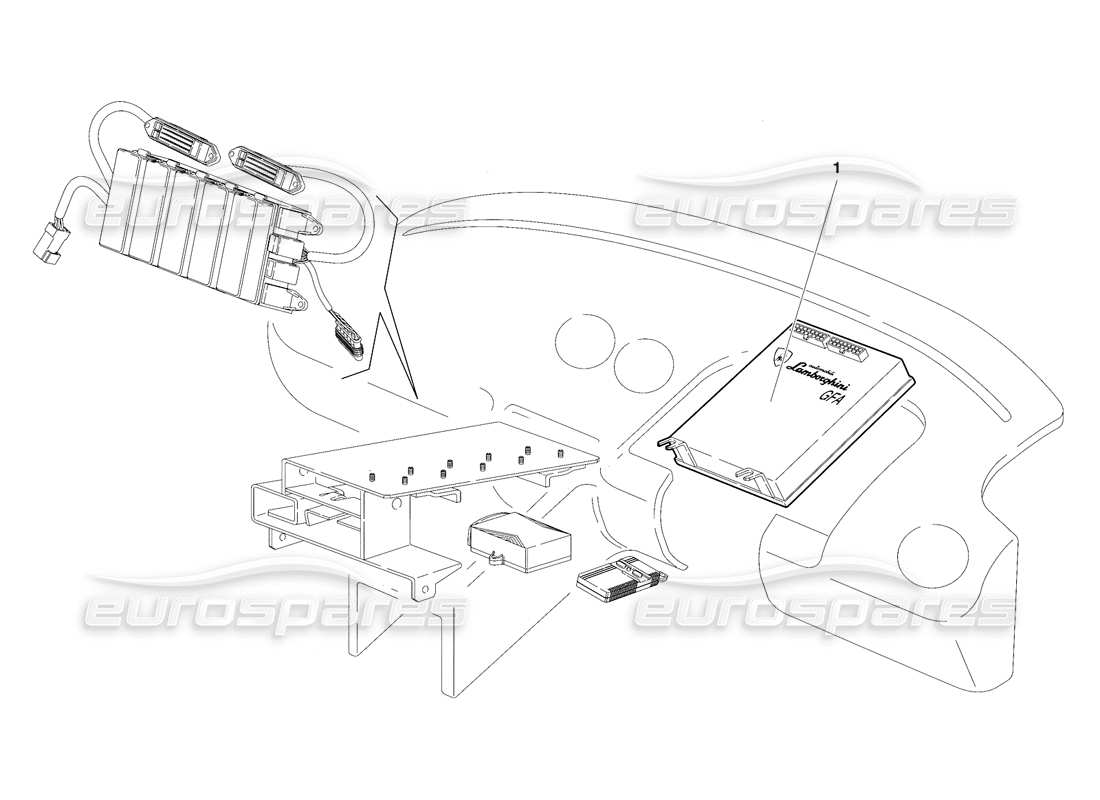 lamborghini diablo sv (1997) sistema eléctrico (válido para sudáfrica - rh d. - marzo 1997) diagrama de piezas