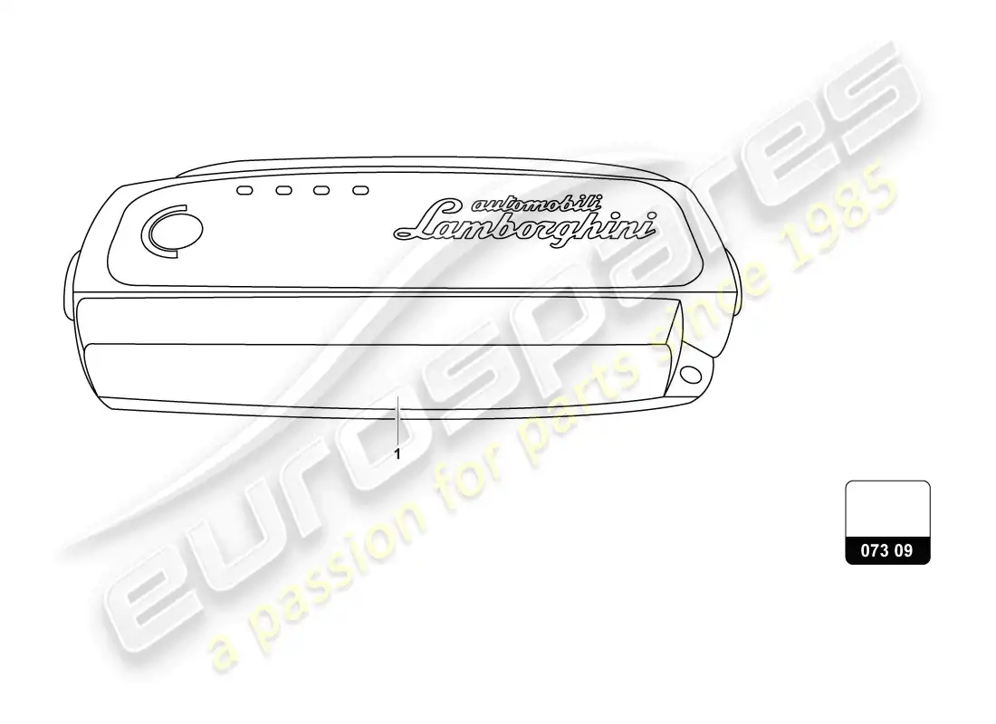 lamborghini urus (accessories) cargador de batería diagrama de piezas
