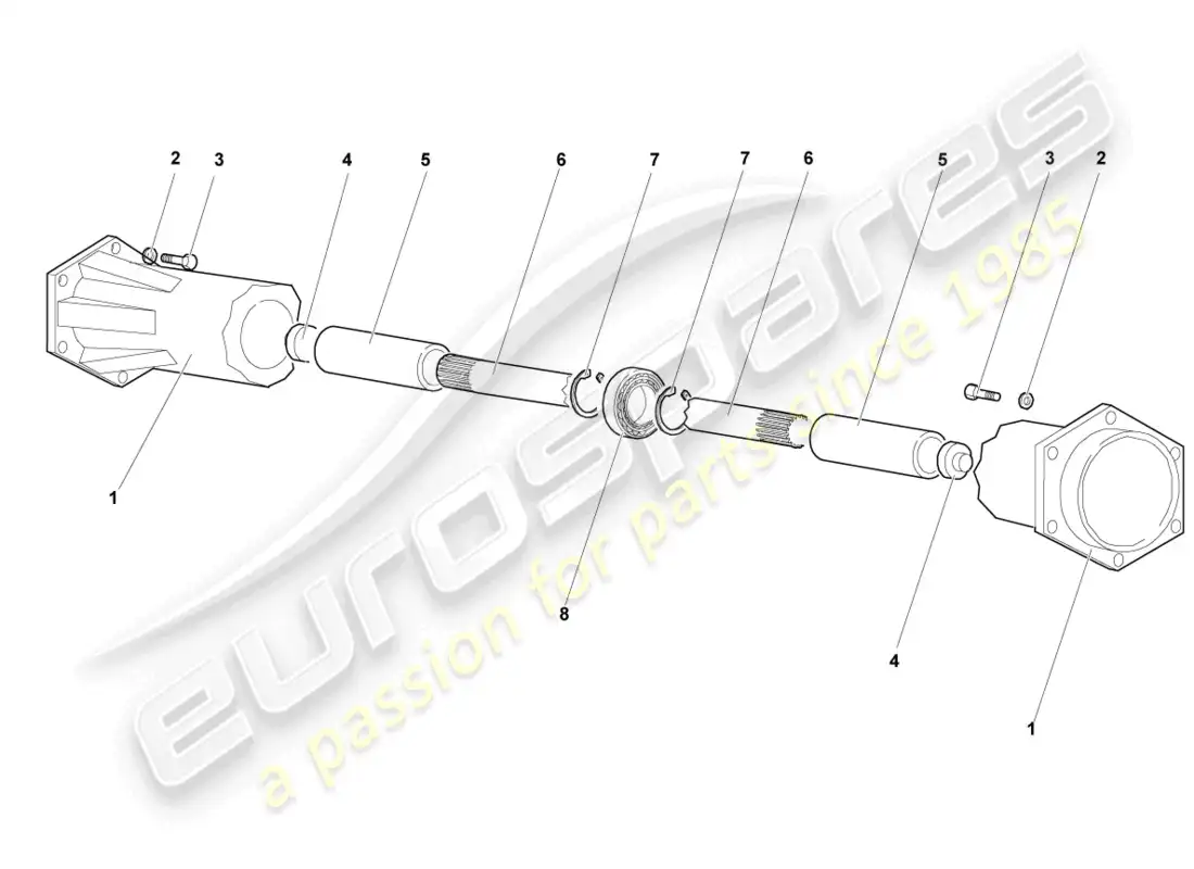 lamborghini murcielago coupe (2002) brazo de control diagrama de piezas