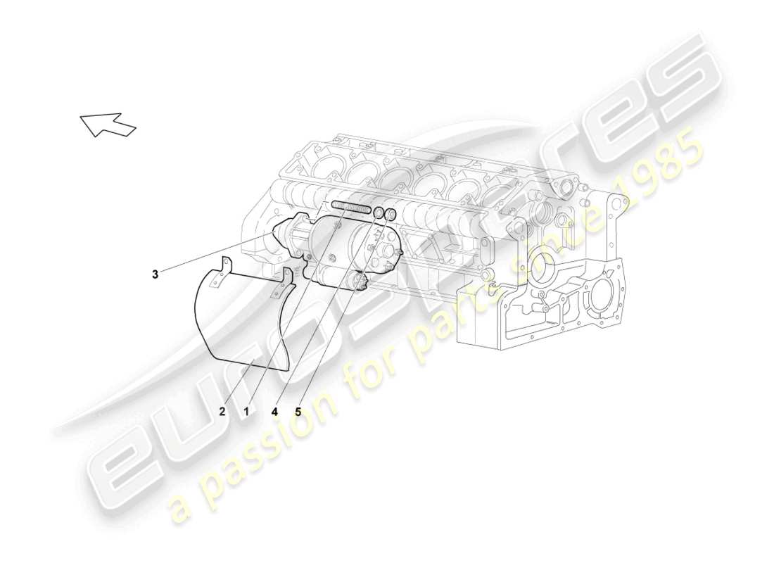 lamborghini lp670-4 sv (2010) arranque y piezas individuales diagrama de piezas