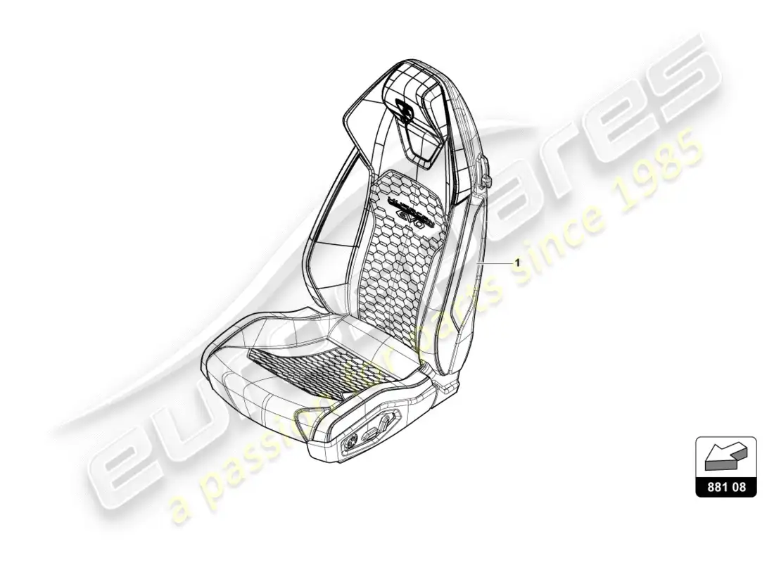 lamborghini lp610-4 spyder (2016) asiento q diagrama de piezas