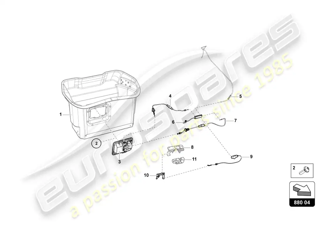 lamborghini lp700-4 roadster (2013) pecho diagrama de piezas