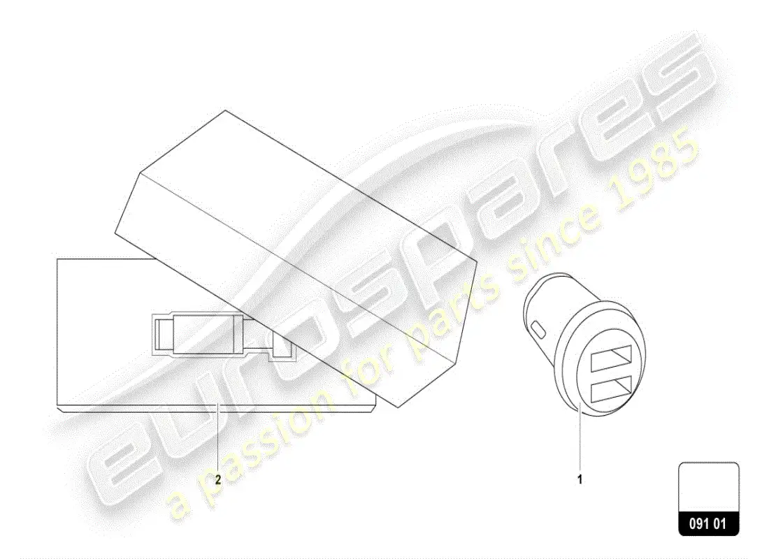 lamborghini urus (accessories) acceso.,infoentretenimiento,varios. diagrama de piezas