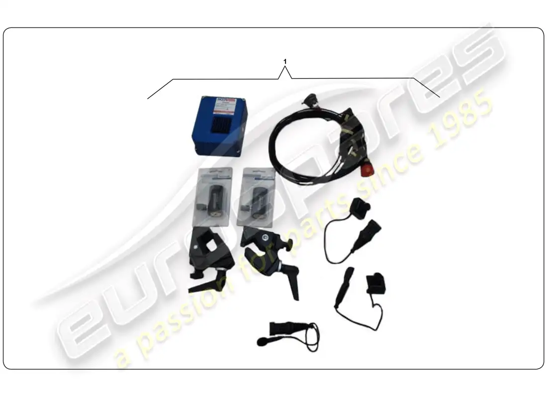 lamborghini super trofeo (2009-2014) registrador de datos visus diagrama de piezas