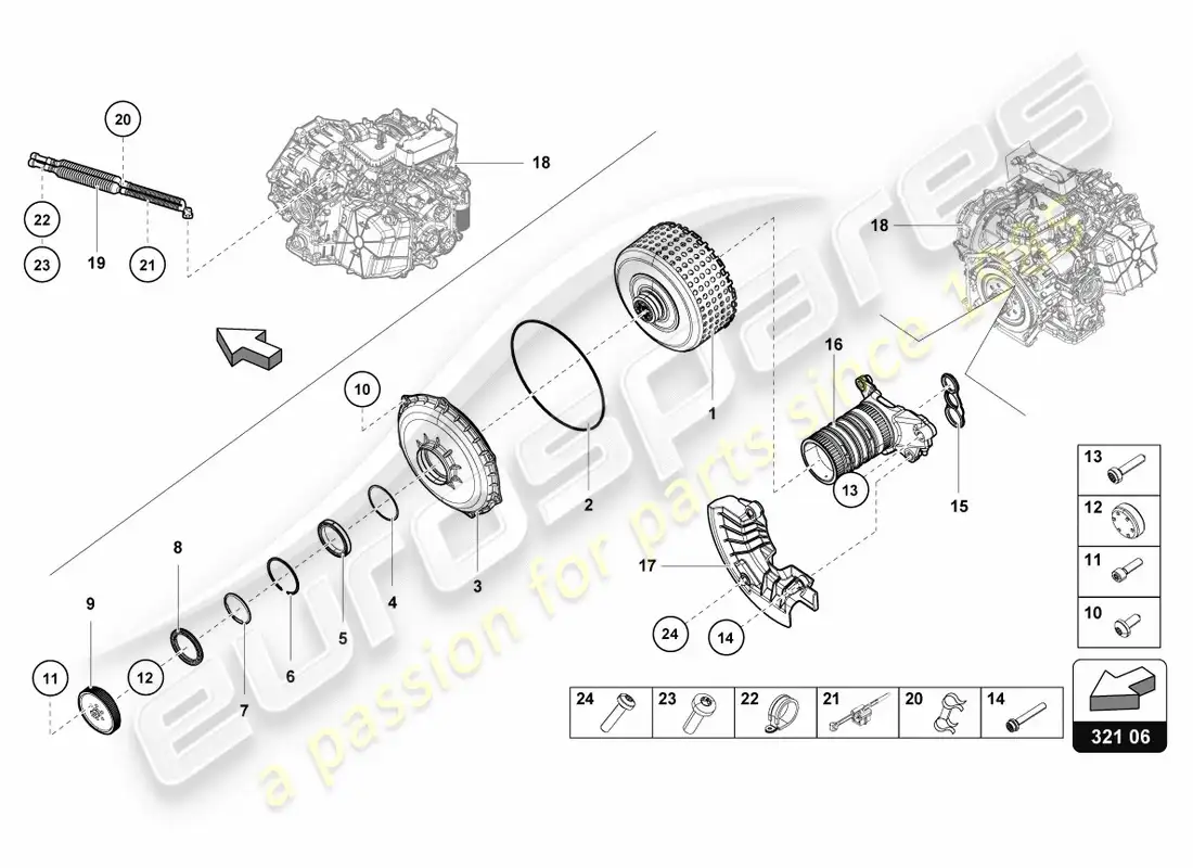 lamborghini lp580-2 coupe (2018) multi diagrama de piezas