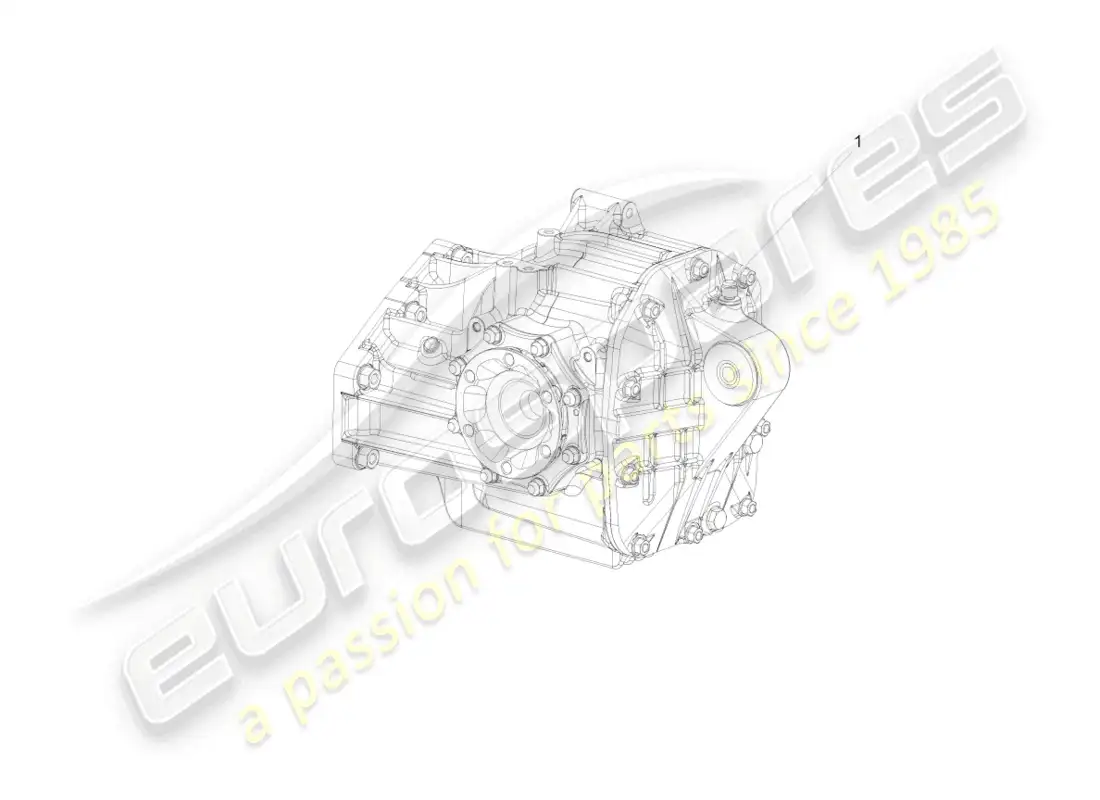 lamborghini murcielago roadster (2005) piloto final, trasero completo diagrama de piezas