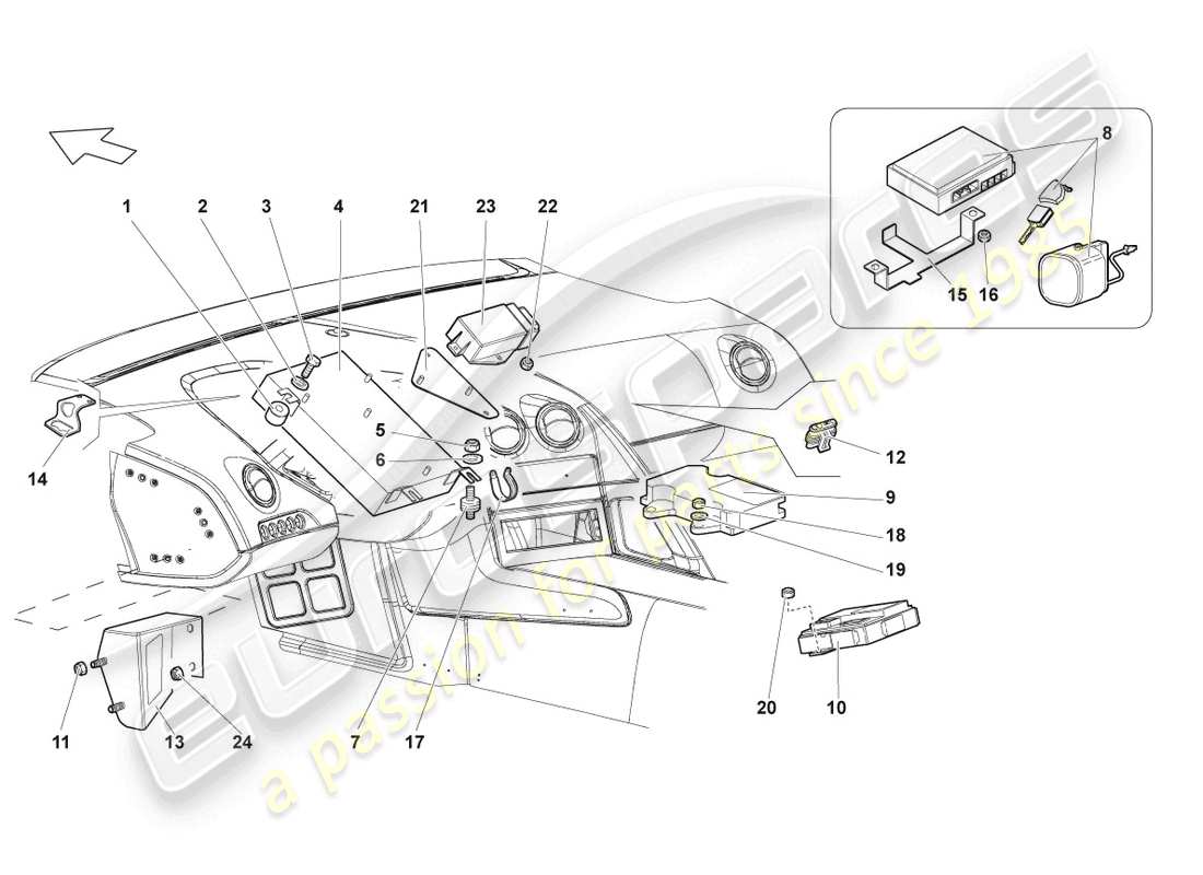 VER DIAGRAMAS DE PIEZAS DEL CATÁLOGO DE PIEZAS LAMBORGHINI MURCIELAGO un diagrama de piezas del catálogo de piezas lamborghini murcielago