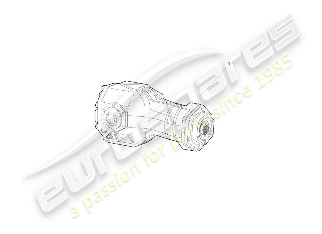 lamborghini reventon diagrama de pieza del diferencial delantero