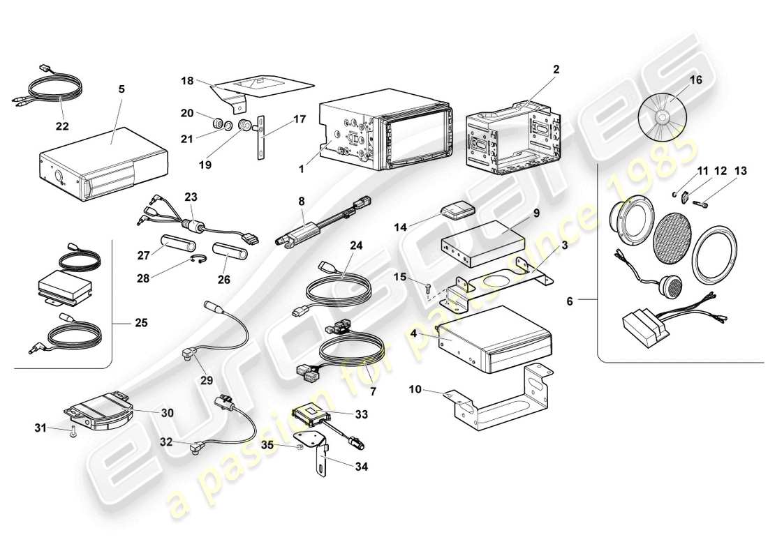 diagrama de pieza que contiene el número de pieza 410035385b