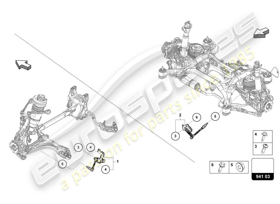 diagrama de pieza que contiene el número de pieza 4m0941309l