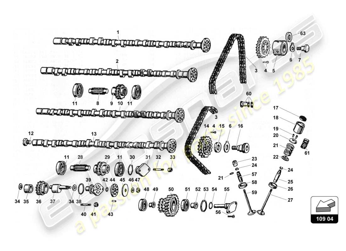 diagrama de pieza que contiene el número de pieza 008600703