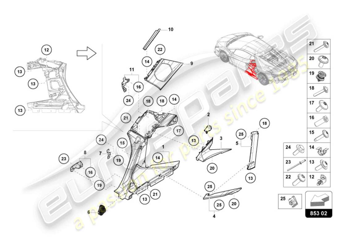 diagrama de pieza que contiene el número de pieza 47a810036b